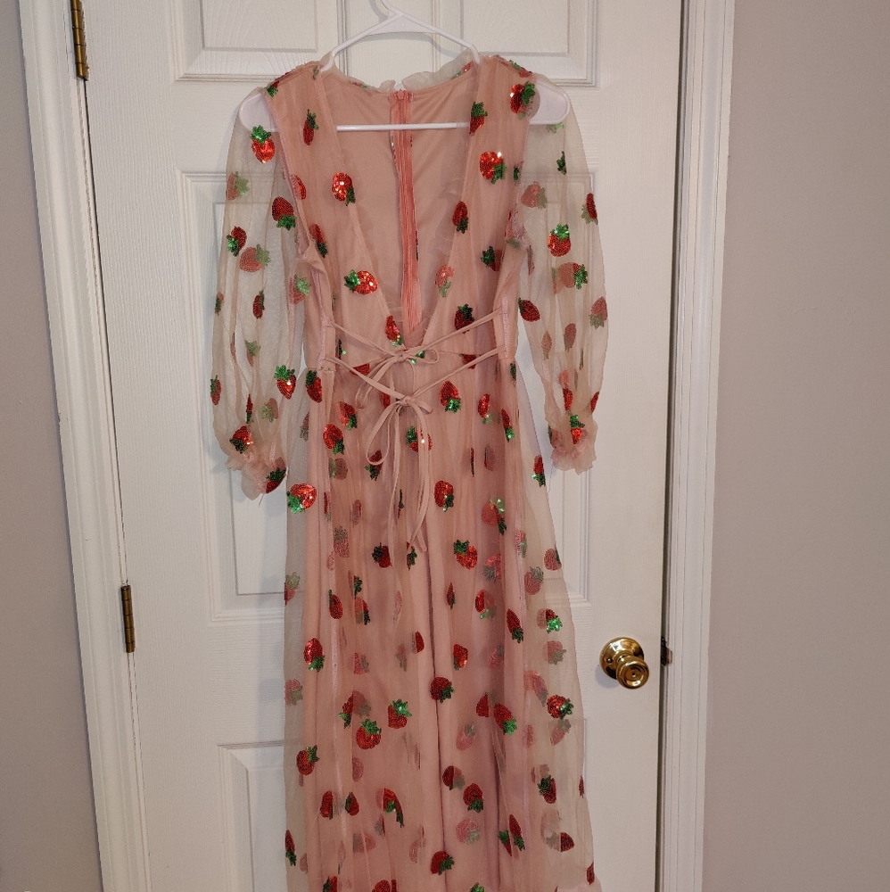 NWOT strawberry dress